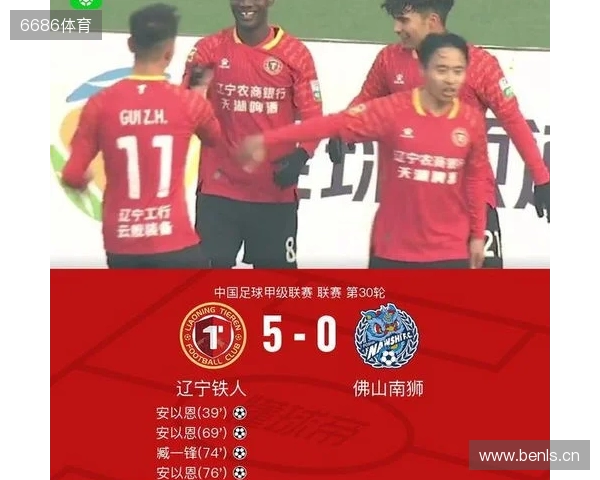 上演帽子戏法,辽宁铁人球员安以恩当选中甲第30轮最佳球员 上演帽子戏法,辽宁铁人球员安以恩当选中甲第30轮最佳球员